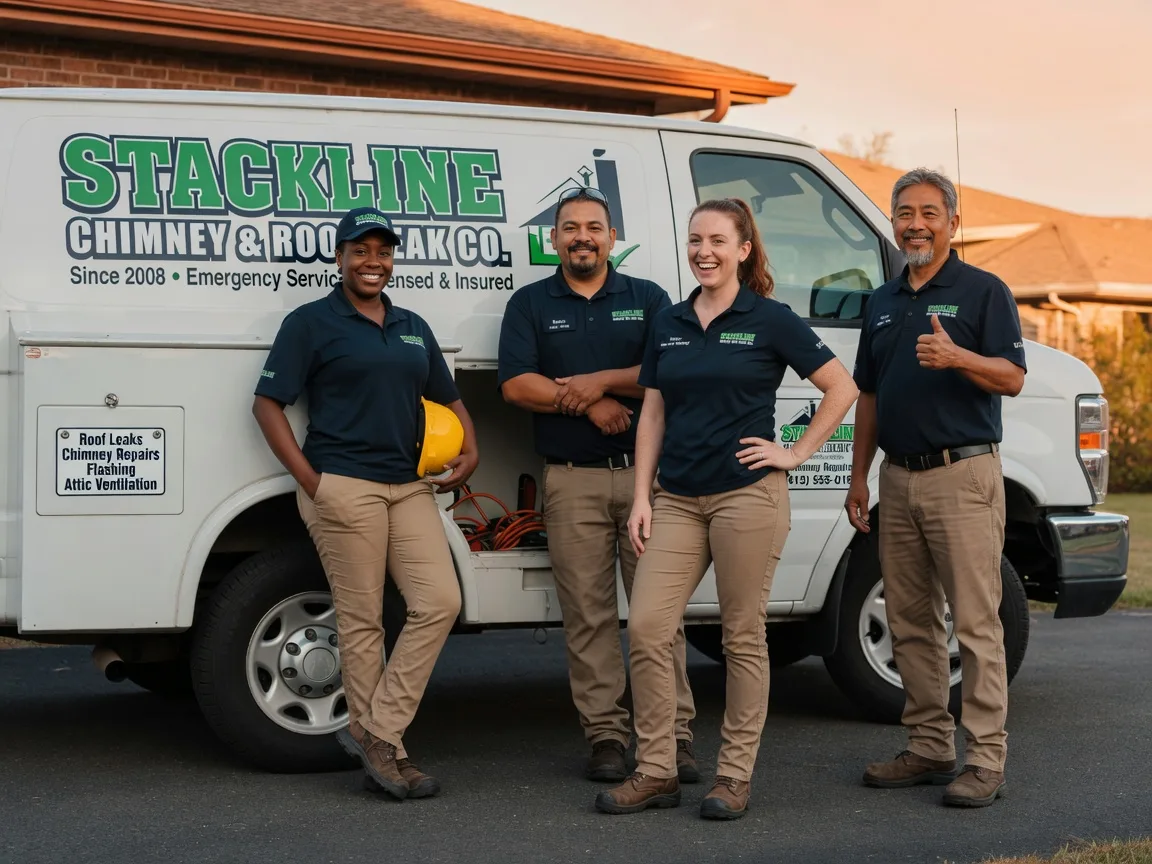 Chimney flashing repair company in Fairland, OK